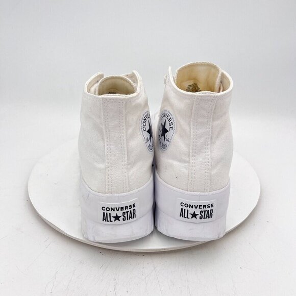 Converse Chuck Taylor All Star Lugged 2.0 High Men Size 9.5 A00871C White Shoes - Picture 6 of 13